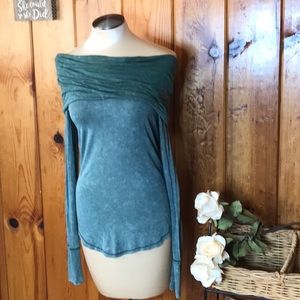 We the free longsleeve Cowl neck shirt